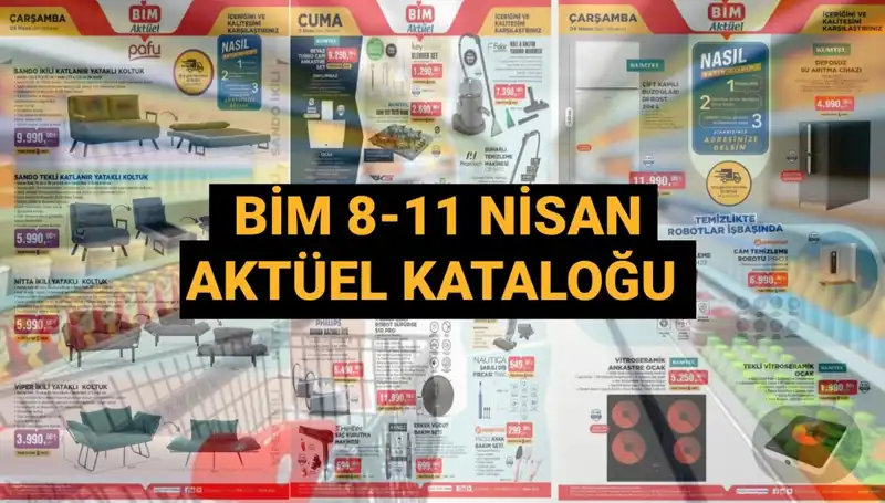 BİM Aktüel Kataloğu: Nisan'da Yeni Ürünlerle Evlerinizi Yenileyin