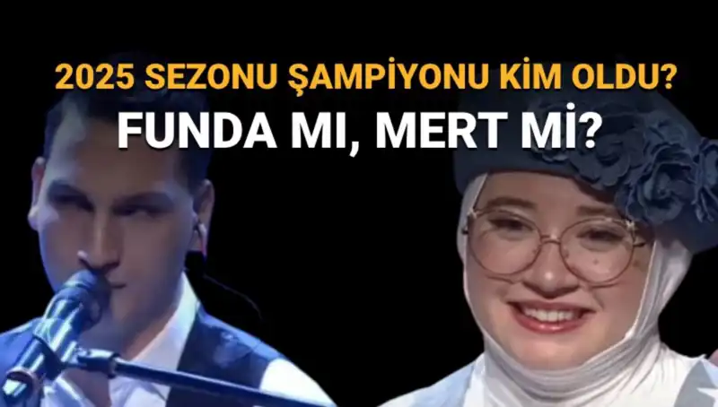 O Ses Türkiye 2025 Finali: Kim Kazandı, Funda mı Mert mi?