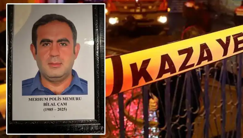 Trafik Kazasında Hayatını Kaybeden Polis Memuru, Toplumu Yasa Boğdu