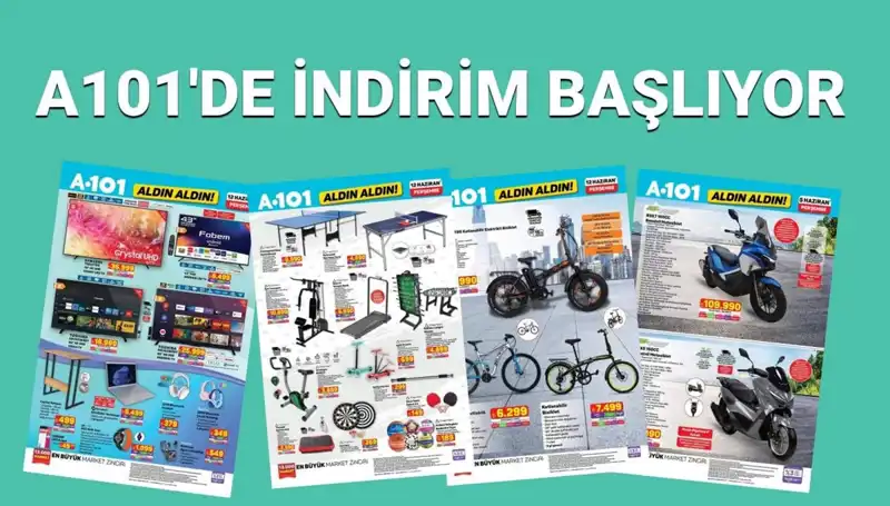 A101'in 12 Haziran 2025 Aktüel Kataloğu: Spor, Oyun ve Teknoloji Ürünleriyle Dolu!