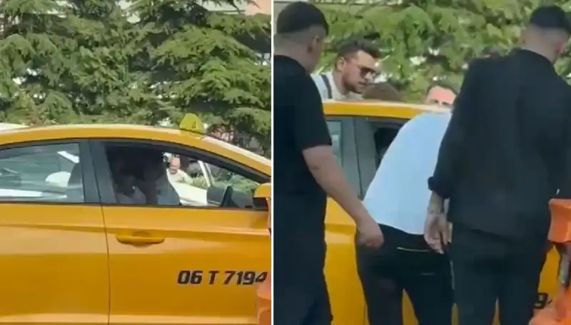 Trafikte Yaşanan Kargaşada Taksi Şoförüne Yumruk Saldırısı!