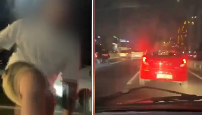 Trafik Magandası Kameralara Yansıdı! Tehlikeli Anlar Sokaklarda Yaşandı