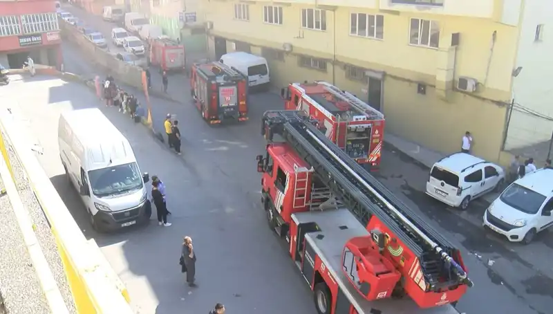 İstanbul'da Tekstil Atölyesinde Yangın: Korku Dolu Anlar Yaşandı!