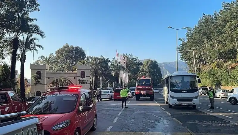 Muğla'da Lüks Otelde Korkutan Yangın: Misafirler Tahliye Edildi