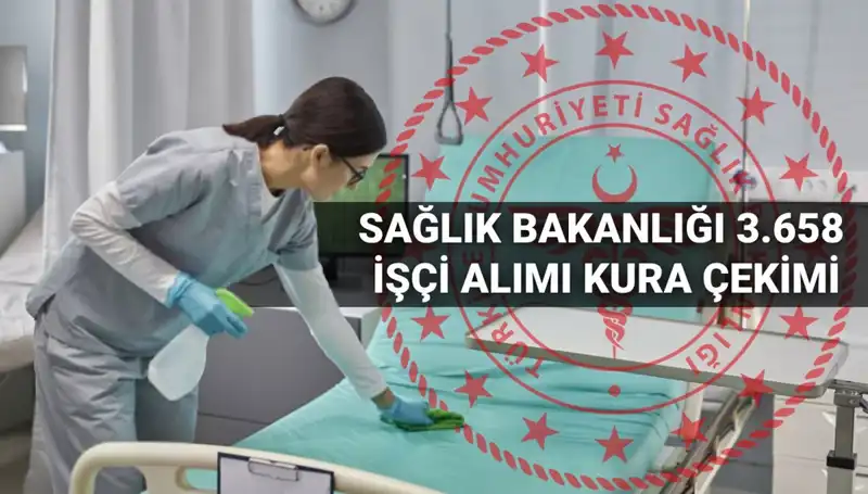 Sağlık Bakanlığı 2025’te 3.658 İşçi Alımı Kura Tarihini Açıkladı!