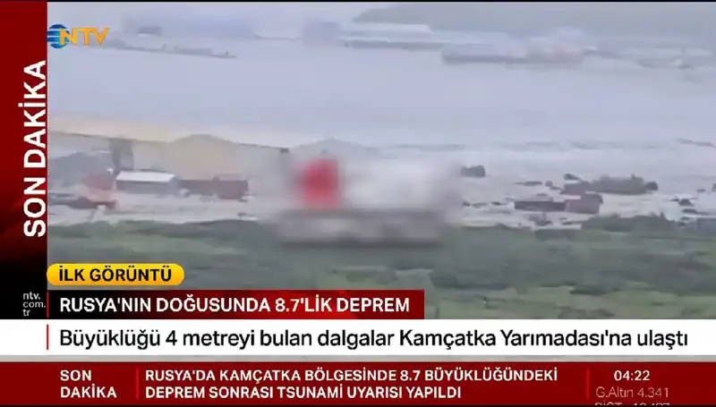 Kamçatka Kıyılarında Tsunami Tehlikesi: İlk Dalgalar Geliyor!